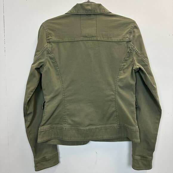 Lucky Brand Women's Military Utility Jacket Medium Olive Green - Picture 3 of 11